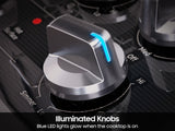 Samsung NZ36FG6432RK electric cooktop control knobs