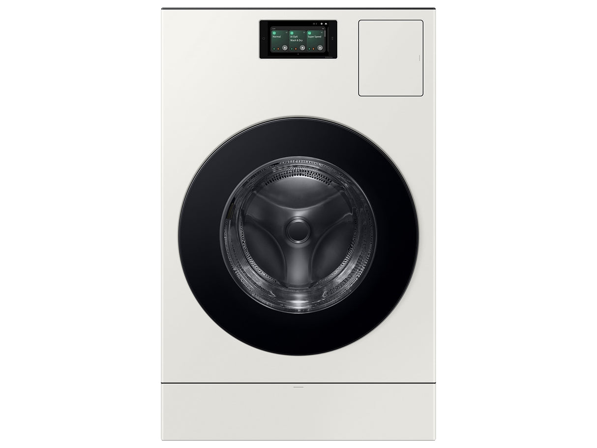 Samsung WD53DBA900HYA1 all-in-one washer dryer combo front view