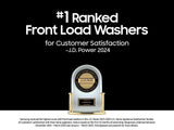 Samsung WD90F53AVYUS vented all-in-one washer dryer combo door open
