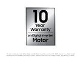 Samsung WD90F53AVYUS vented all-in-one washer dryer combo drum detail