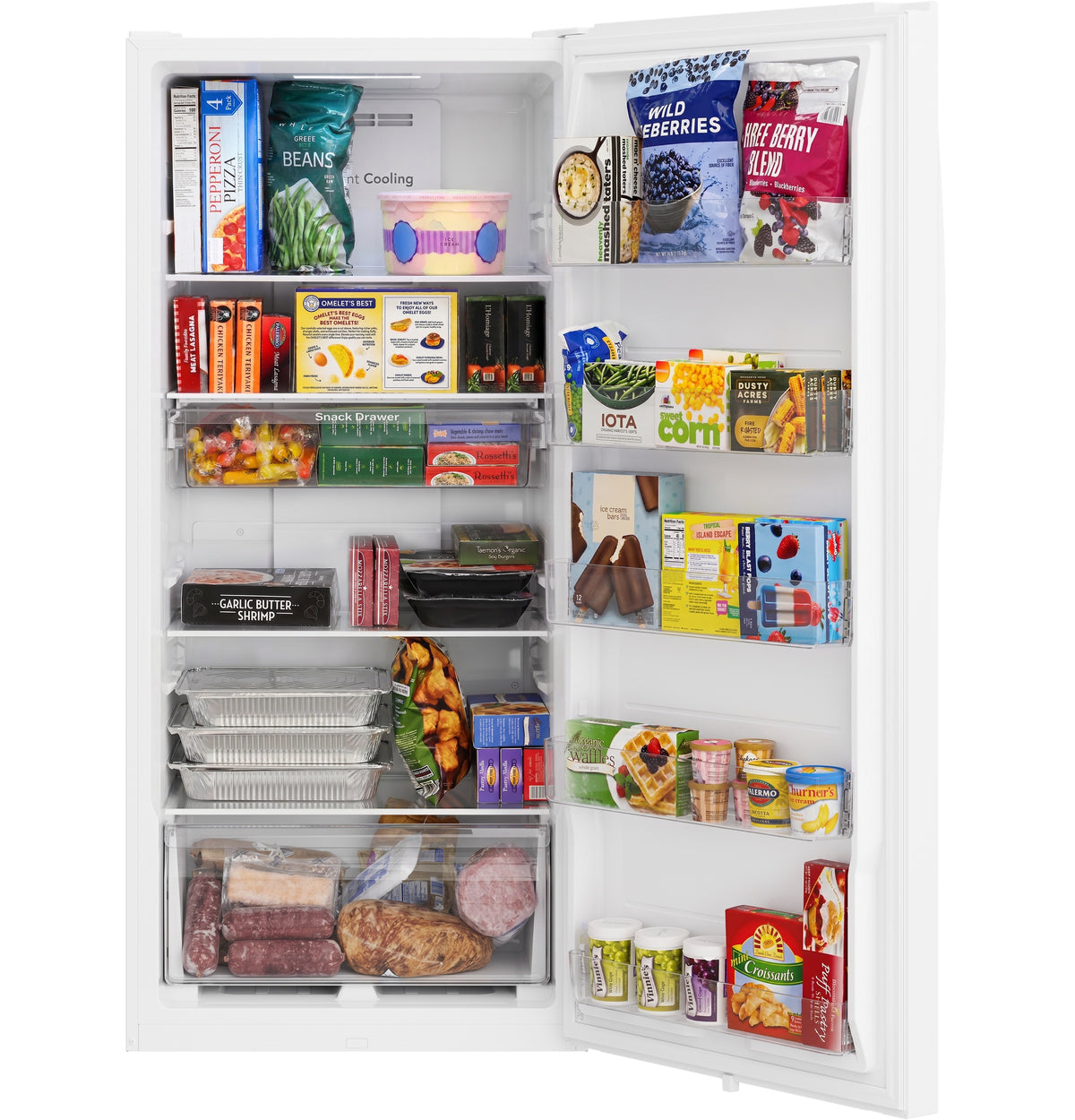 GE FUF18DZRWW upright freezer
