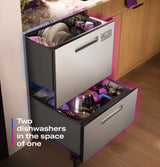 GE Profile PDD415PYYFS Double Drawer Dishwasher