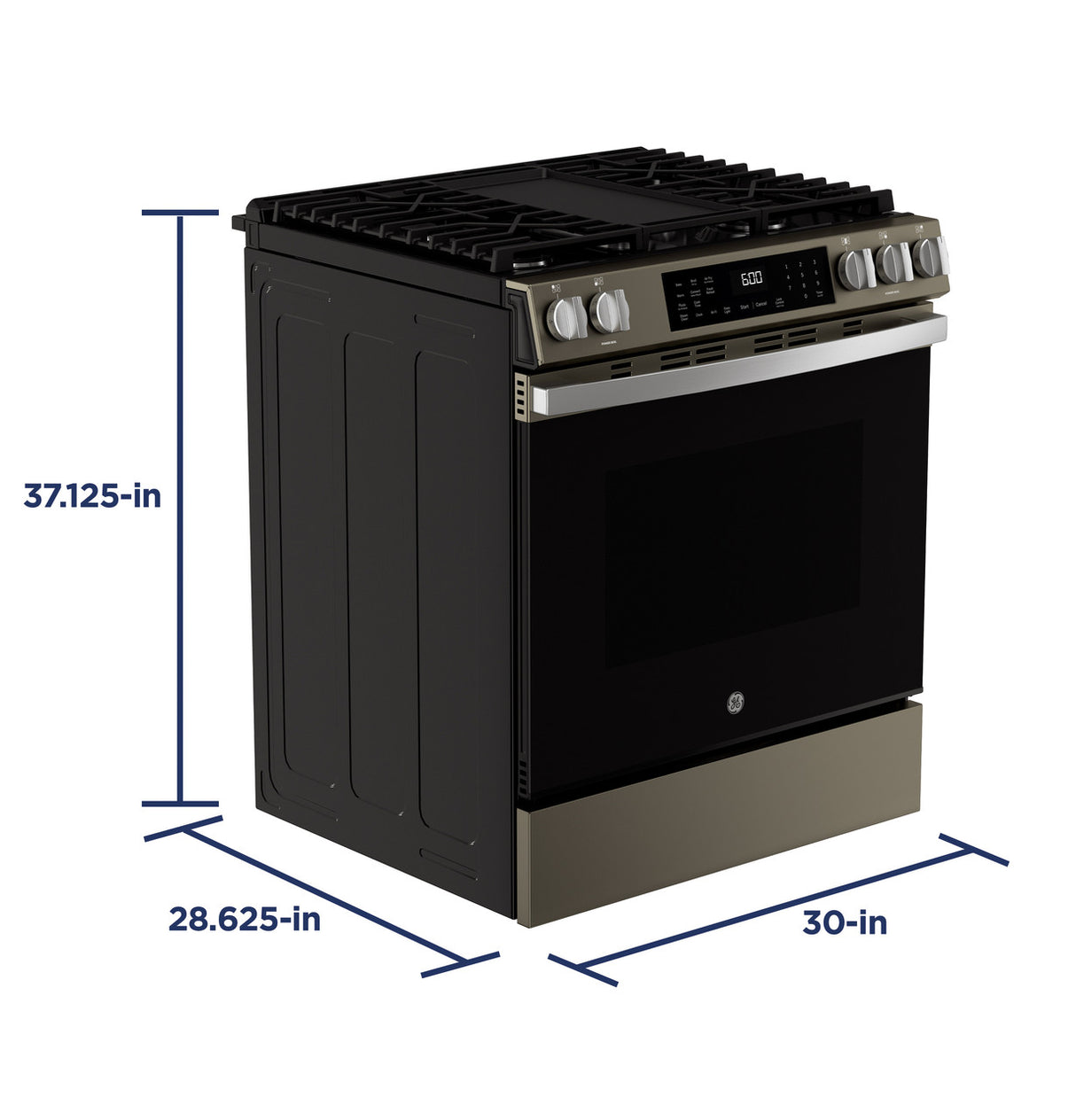 GE GGS600AVES gas range detail