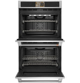Café CTD90DP2ZS1 double wall oven front view with doors closed