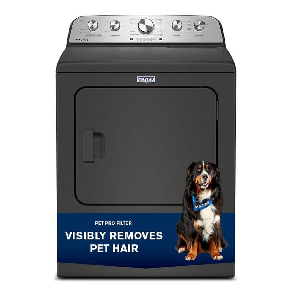Maytag MGD5605RU 7.0 cu ft Top Load Gas Dryer - Volcano Black