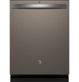 GE GDT650SMVES - 24 in. Top Control Flush-Mount Dishwasher with Stainless Steel Interior47 dBa Sound Level, Sanitize Cycle, 3rd-Rack & Dry Boost - Fingerprint Resistant Slate