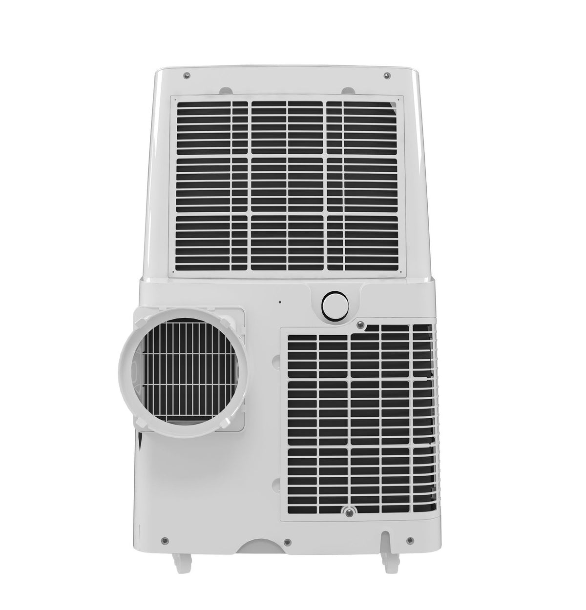 GE 8,000 BTU DOE SACC Smart Portable Air Conditioner with WiFi and Dehumidifier, Medium Rooms up to 350 sq. ft., White