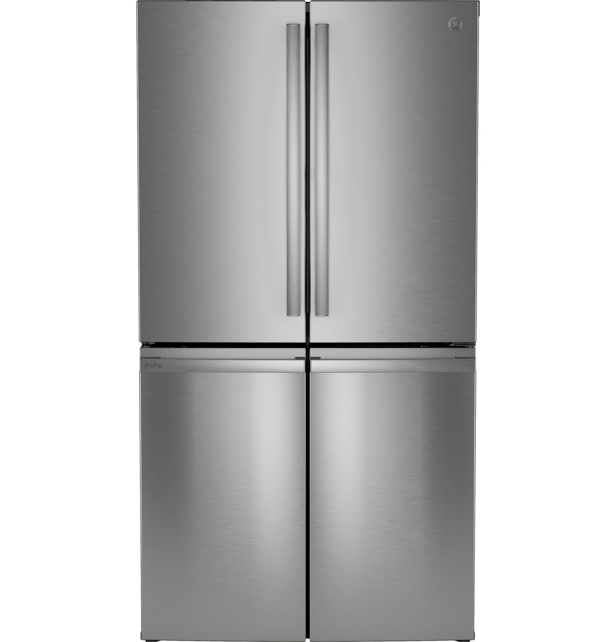 GE Profile PHD23BYWFS refrigerator angled view