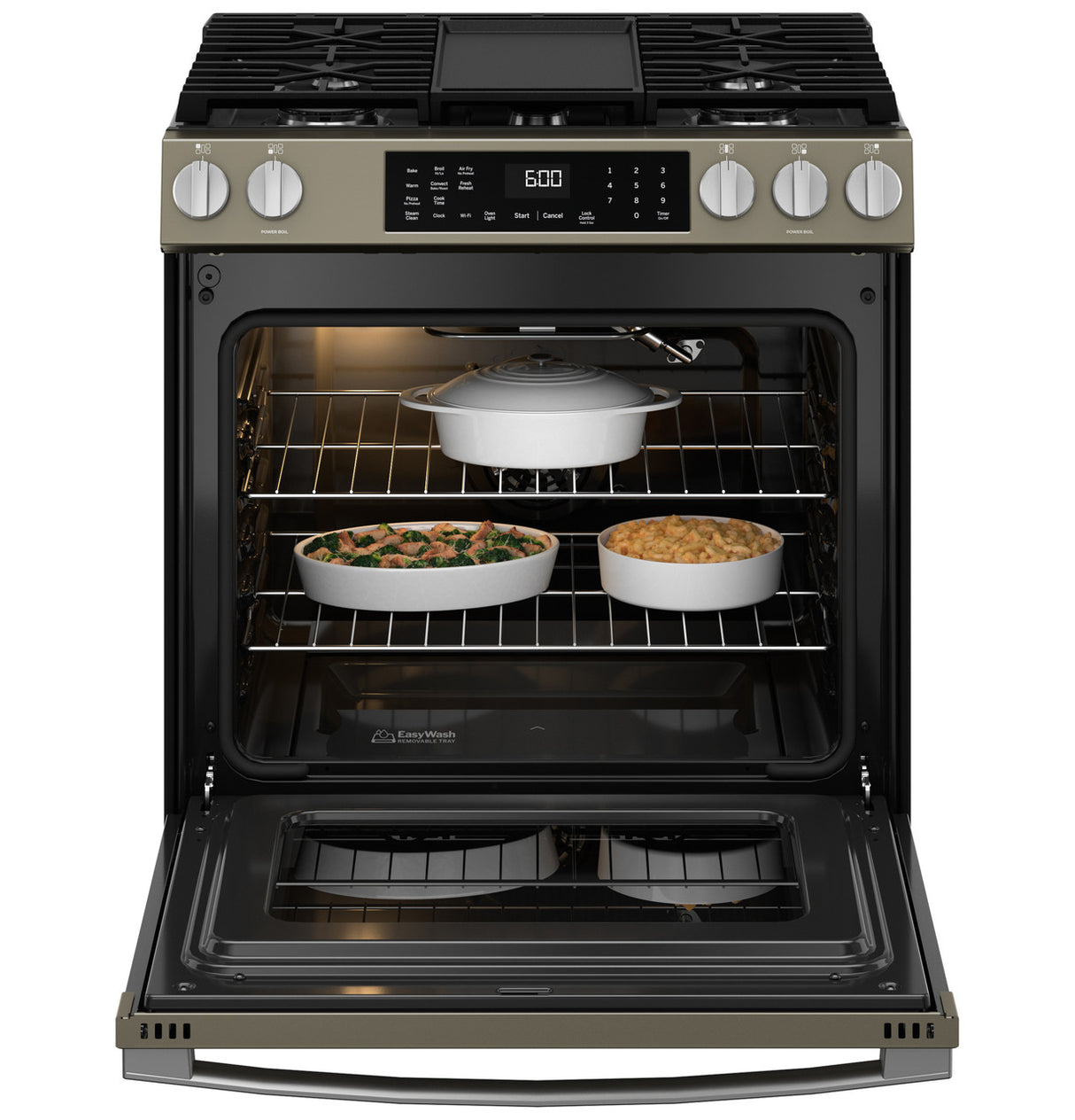 GE GGS600AVES gas range detail