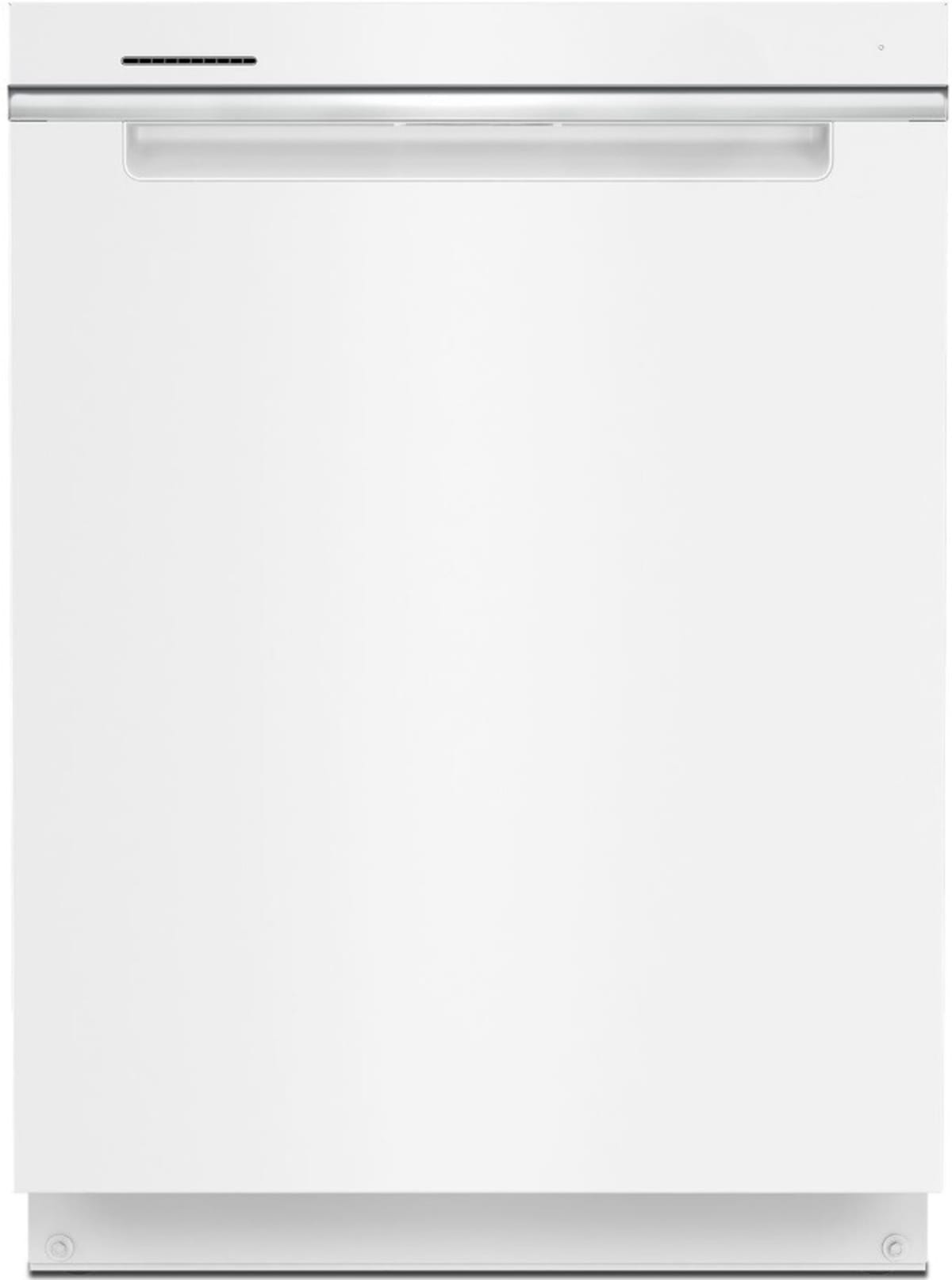 Whirlpool WDTA50SAKW 24 inch white dishwasher front