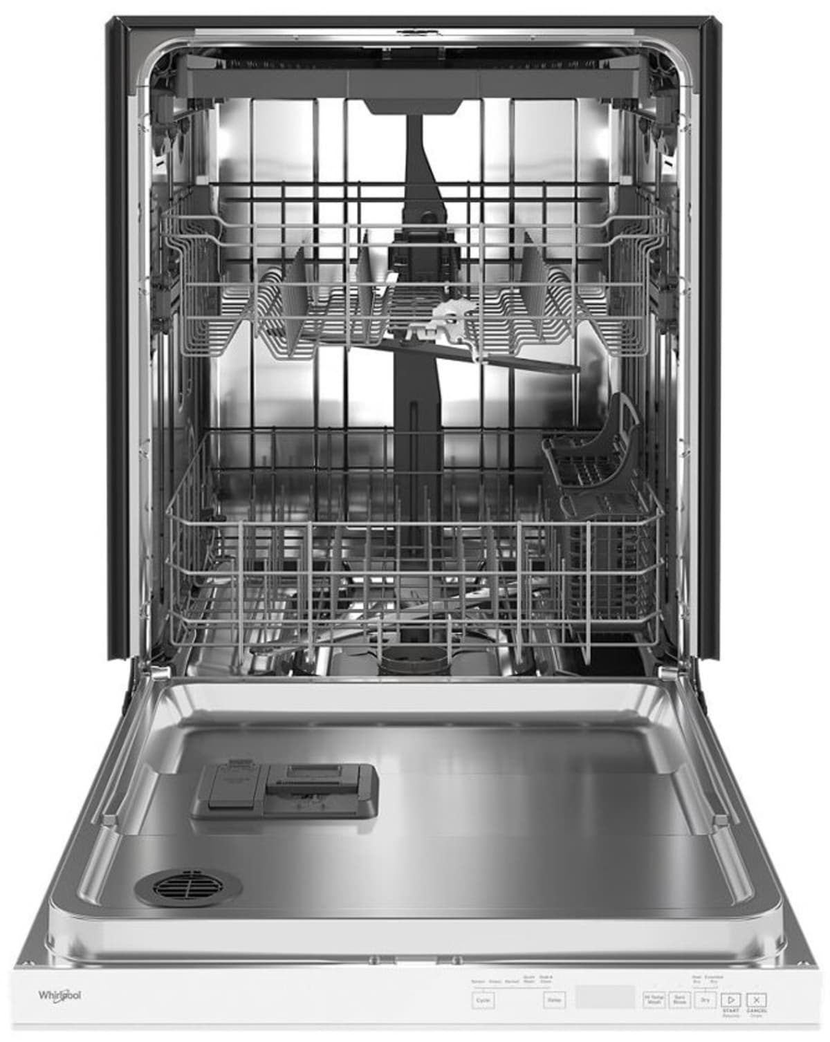 Whirlpool WDTA50SAKW dishwasher open