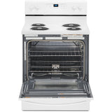Whirlpool WFC315S0JW 30" 4.8 cu. ft. Freestanding Electric Range in White