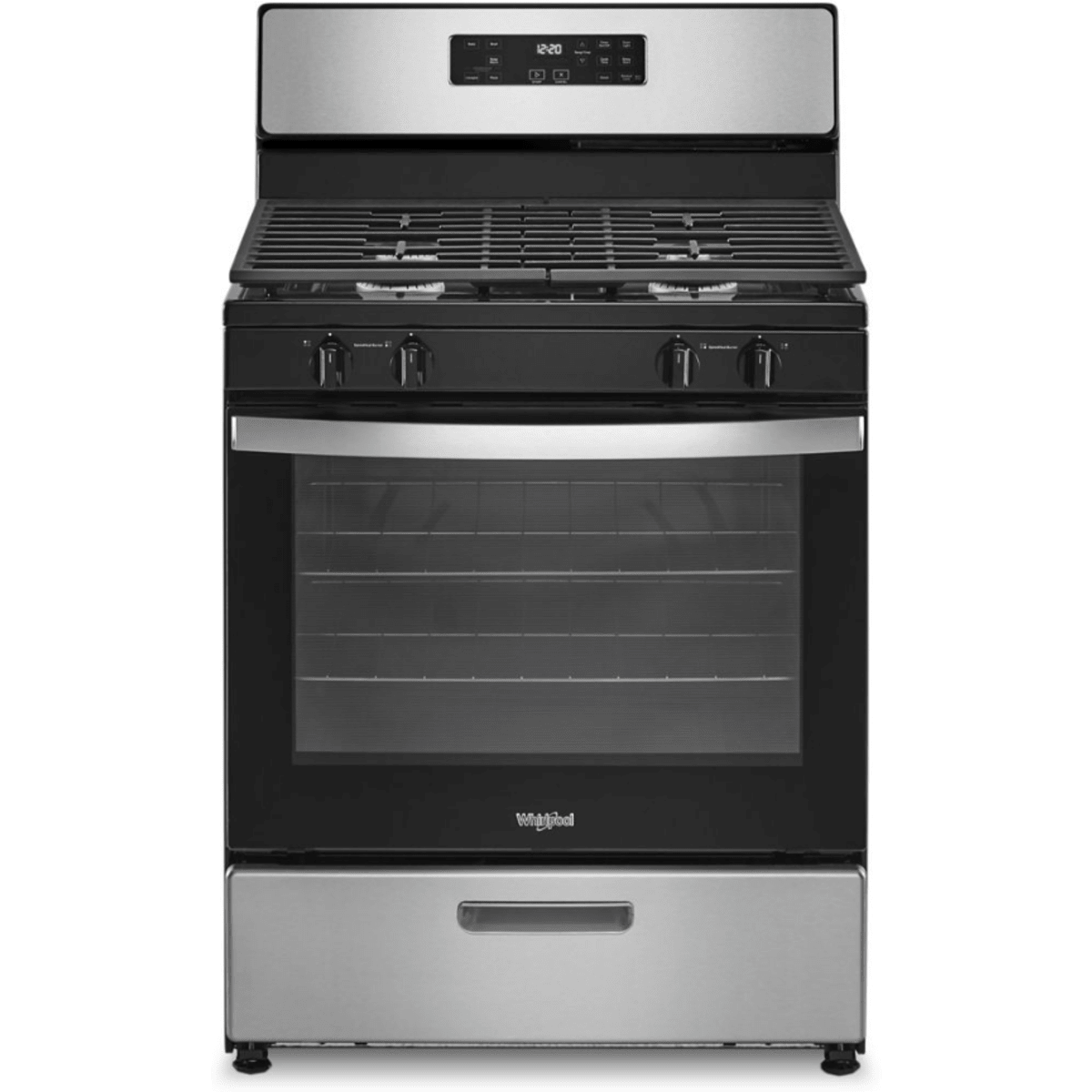 Whirlpool WFG320M0MS 30" 5.1 cu. ft. Freestanding Gas Range in Stainless Steel