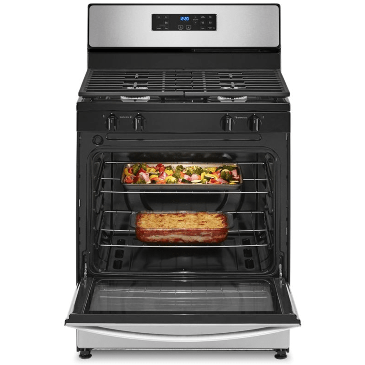 Whirlpool WFG320M0MS 30" 5.1 cu. ft. Freestanding Gas Range in Stainless Steel