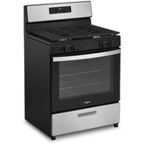 Whirlpool WFG320M0MS 30" 5.1 cu. ft. Freestanding Gas Range in Stainless Steel