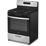 Whirlpool WFG320M0MS 30" 5.1 cu. ft. Freestanding Gas Range in Stainless Steel