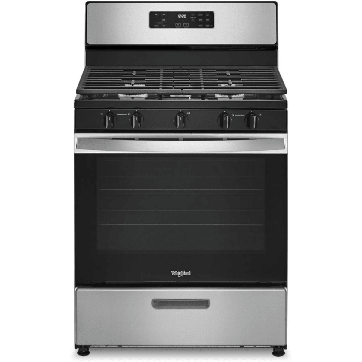 Whirlpool WFG505M0MS 30" 5.1 cu. ft. Freestanding Gas Range in Stainless Steel
