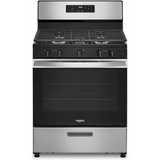 Whirlpool WFG505M0MS 30" 5.1 cu. ft. Freestanding Gas Range in Stainless Steel