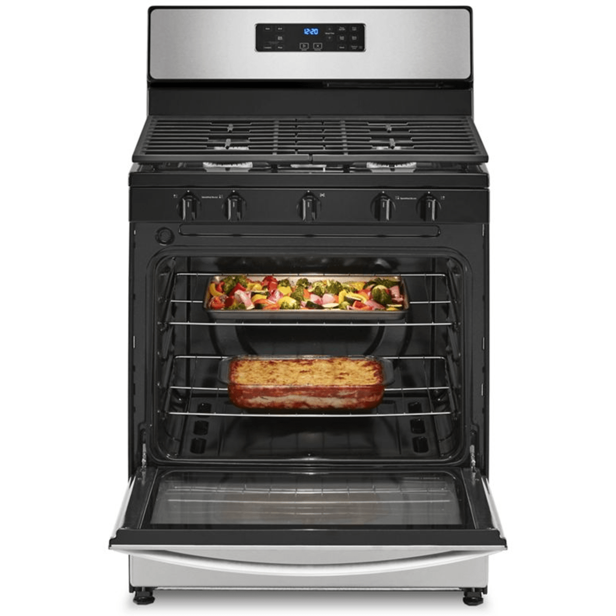 Whirlpool WFG505M0MS 30" 5.1 cu. ft. Freestanding Gas Range in Stainless Steel