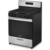 Whirlpool WFG505M0MS 30" 5.1 cu. ft. Freestanding Gas Range in Stainless Steel