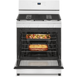 Whirlpool WFG505M0MW 30" 5.1 cu. ft. Freestanding Gas Range in White