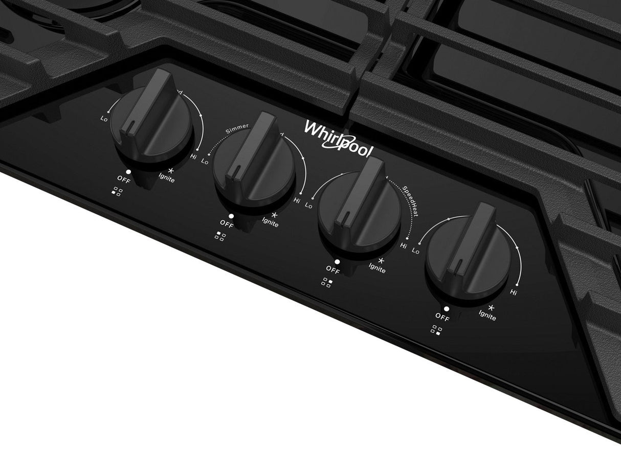 Whirlpool WCGK5030PB control knobs