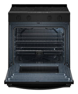 Whirlpool WSES3330TB oven open