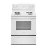Amana AFCS2530TW 30-inch freestanding electric coil range in white