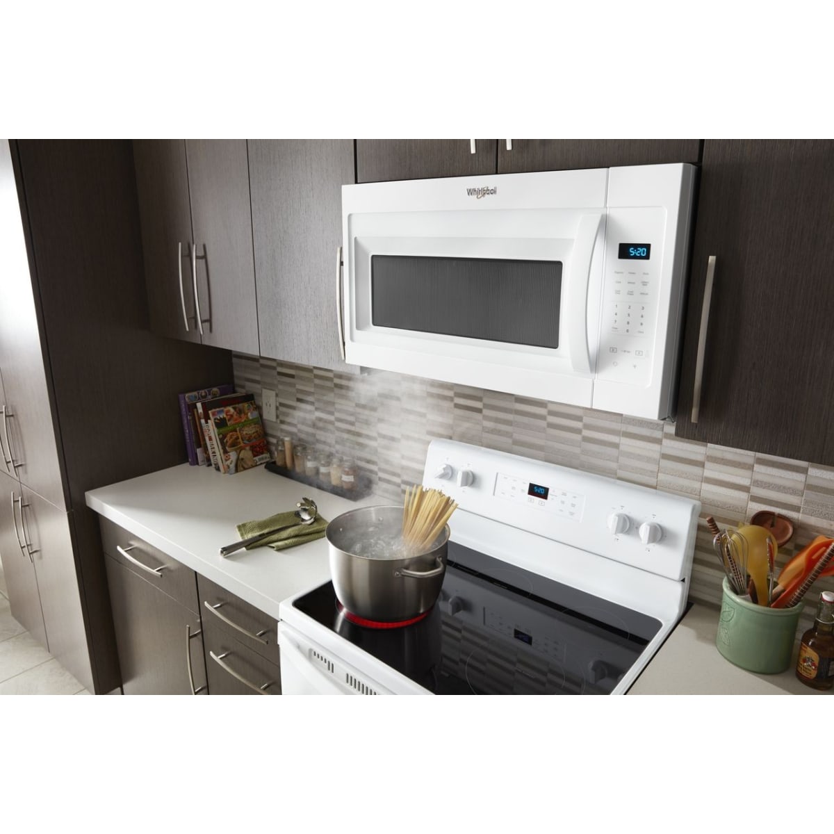 Whirlpool WMH31017HW 1.7 cu. ft. Over-the-Range Microwave in White