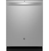GE GDT670SYVFS - 24 in. Top Control Flush-Mount Dishwasher with 45 dBa Sound Level, 3rd-Rack & Dry Boost - Fingerprint Resistant Stainless