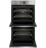 Café CTD90DM2ZS5 Double Wall Oven in Platinum Glass - front view
