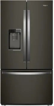Whirlpool WRFC9636RV black stainless counter-depth French door refrigerator