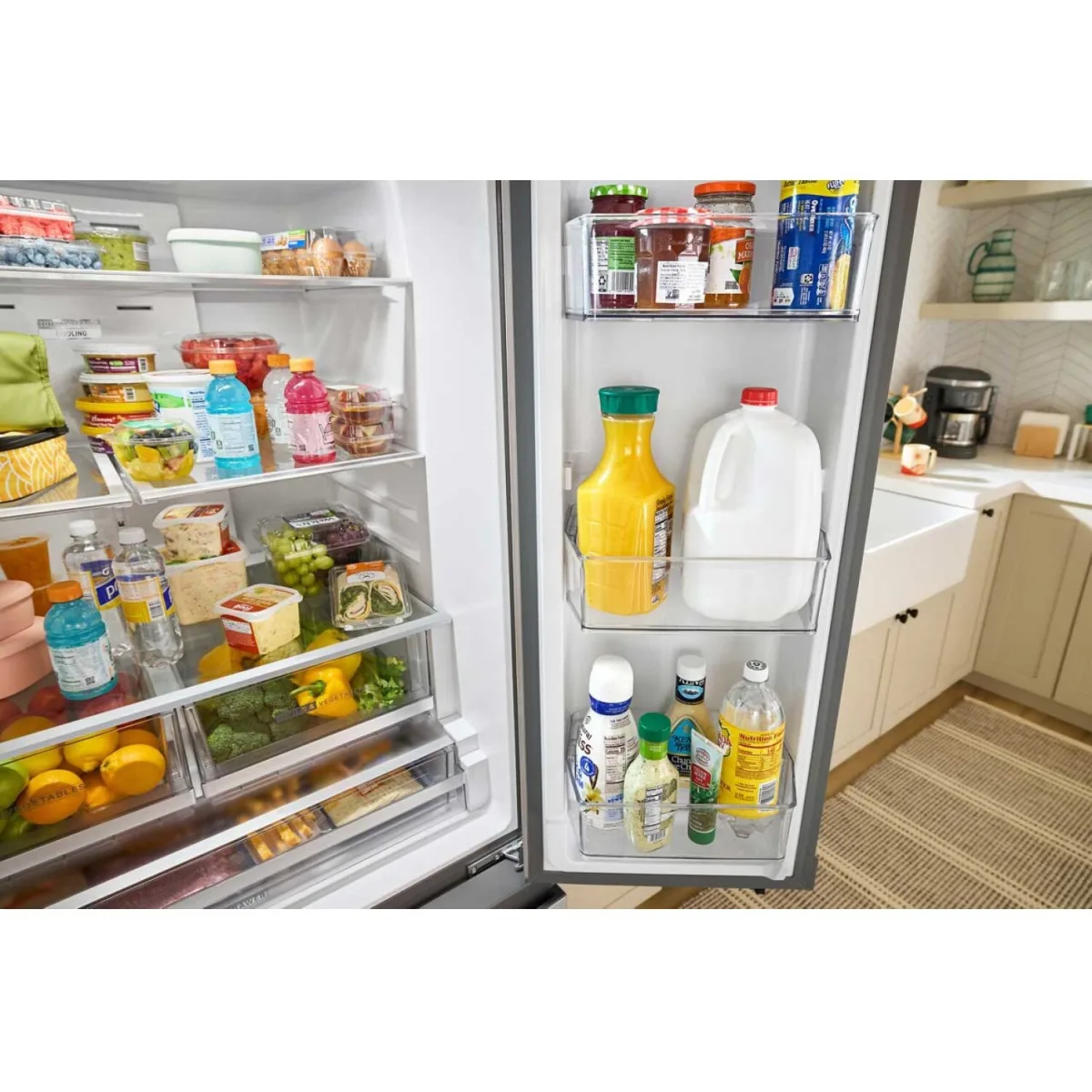 36-Inch French Door Refrigerator with In-Door Water and Ice Maker - 30 cu. ft.