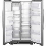 Whirlpool WRS325SDHZ 36" 24.55 cu. ft. Freestanding Side-by-Side Refrigerator in Stainless Steel