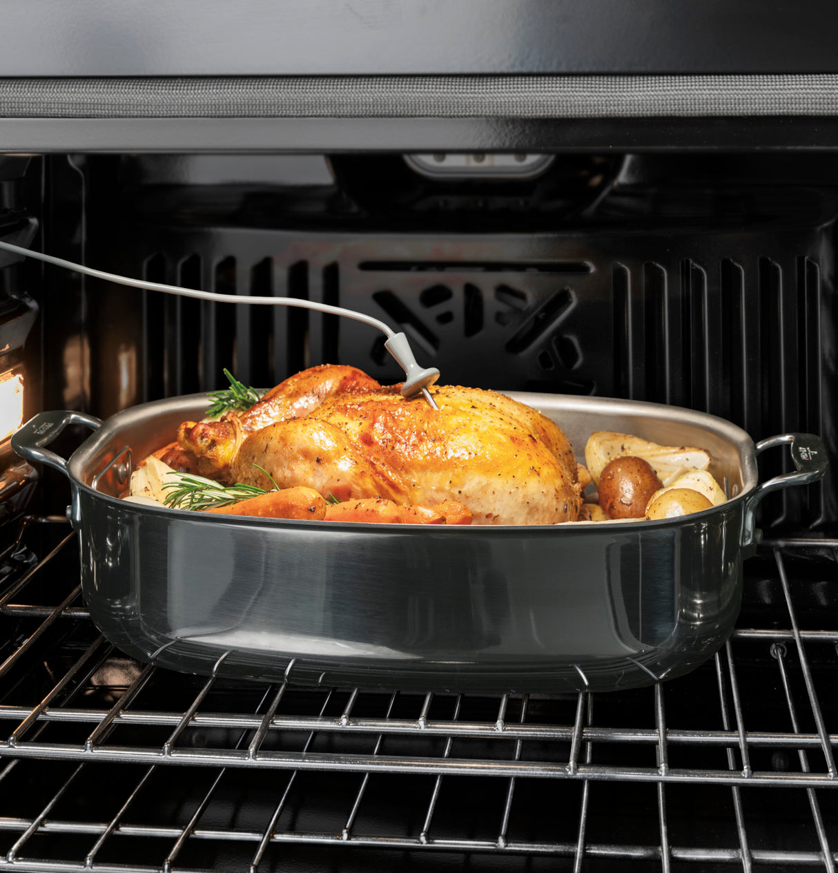GE 27 in. Smart Built-In Convection Double Wall Oven with No Preheat Air Fry - JKD5000SVSS