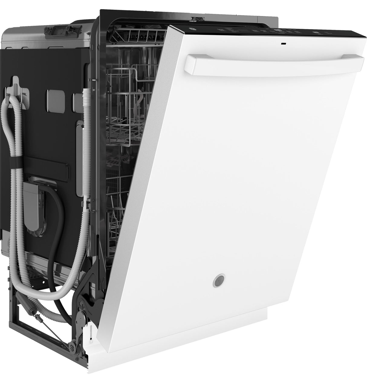 GE GDT670SGVWW - 24 in. Top Control Flush-Mount Dishwasher with 45 dBa Sound Level, 3rd-Rack & Dry Boost - White