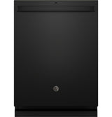 GE GDT670SGVBB - 24 in. Top Control Flush-Mount Dishwasher with 45 dBa Sound Level, 3rd-Rack & Dry Boost - Black