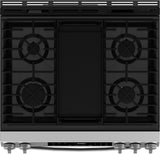 GE GGS500PVSS 30-inch Slide-In Gas Range - Cooktop
