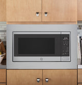 GE Profile PCWK22U1WSS built-in trim kit installation view