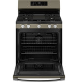 GE GGF600AVES gas range - oven interior