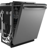 GE Profile(TM) ENERGY STAR(R) Fingerprint Resistant Top Control Stainless Interior Dishwasher with Microban(TM) Antimicrobial Protection with Sanitize Cycle - (PDT715SYVFS)