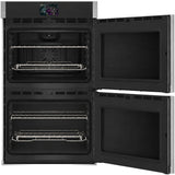 GE Profile PTD700RSZSS double wall oven angled view