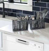 GE GDF450PGZWW removable silverware basket