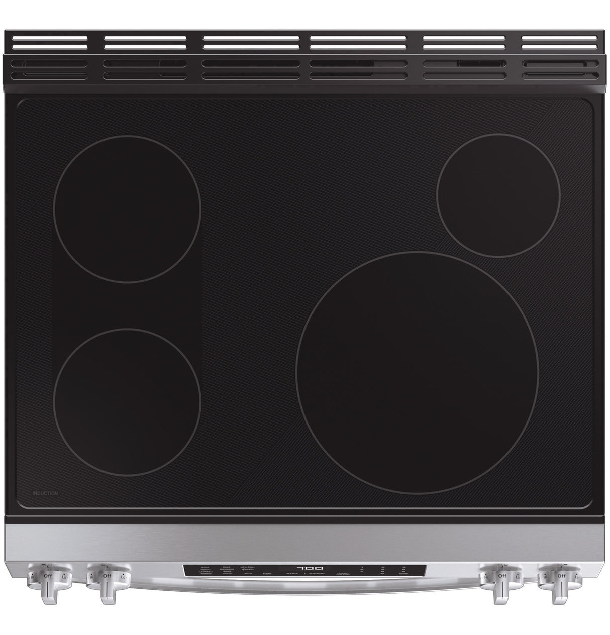 GE Profile PHS700AYFS cooktop detail