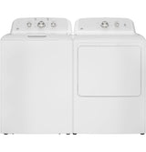 GE 4.3 cu. ft. Top Load Washer with Stainless Steel Basket, Dual-Action Agitator & Cold Plus – White