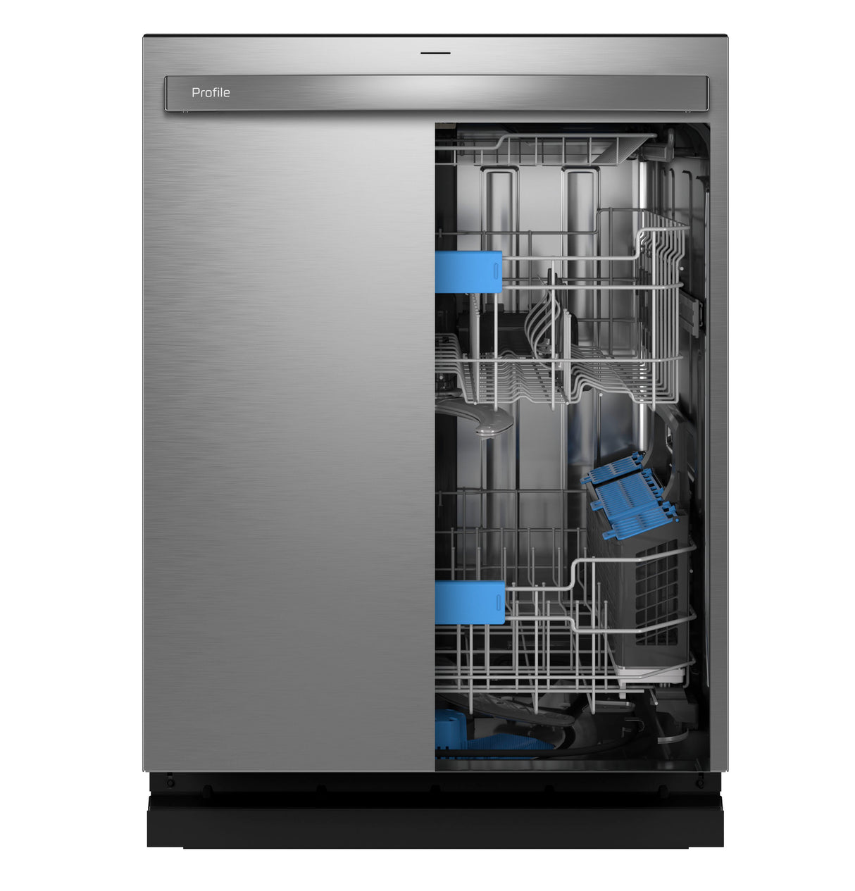 GE Profile(TM) ENERGY STAR(R) Fingerprint Resistant Top Control Stainless Interior Dishwasher with Microban(TM) Antimicrobial Protection with Sanitize Cycle - (PDP715SYVFS)