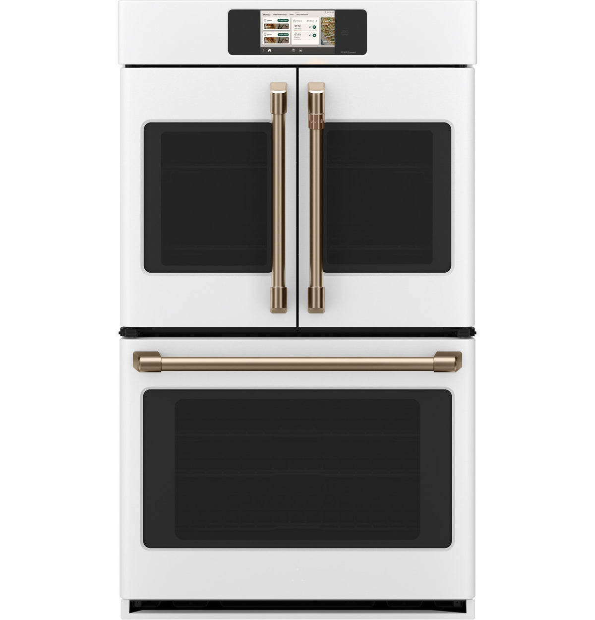 Café CTD90FP4ZW2 Professional Series 30 inch French-Door Double Wall Oven Matte White view 1