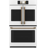 Café CTD90FP4ZW2 Professional Series 30 inch French-Door Double Wall Oven Matte White view 1