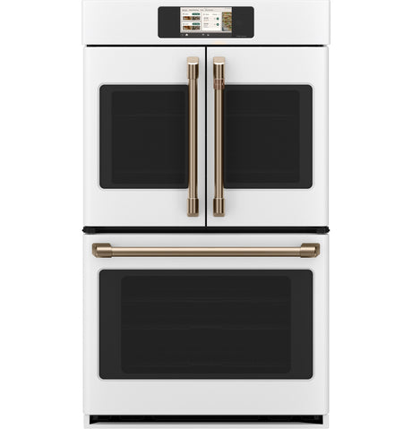 Café CTD90FP4ZW2 Professional Series 30 inch French-Door Double Wall Oven Matte White view 1