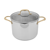 ZLINE CWSETL-NS-10 10 Piece Non-Toxic Stainless Steel with 3 Piece Nonstock Ceramic Cookware Set